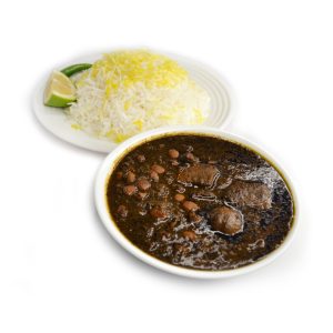 چلو قرمه سبزی