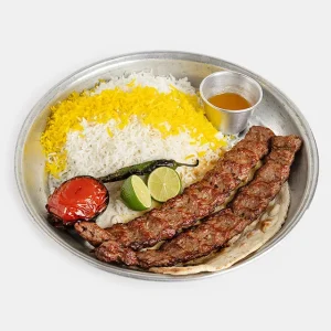چلو کباب کوبیده